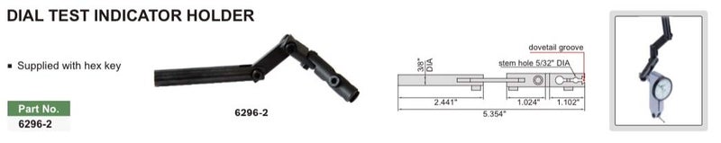 Insize 6296-2 Dial Test Indicator Holder - Image 3